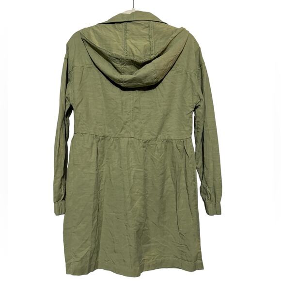 7 For All Mankind‎ NWT Light Green Anorak Utility Cargo Jacket Coat Size XS - Picture 2 of 5